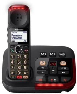 Panasonic KX-TGM420EXB Czarny - Telefony stacjonarne - miniaturka - grafika 1