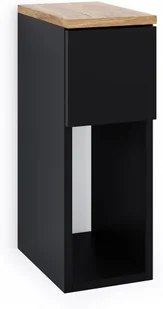 SZAFKA NOCNA WĄSKA Z SZUFLADĄ STOLIK NOCNY Z PÓŁKĄ, wymiary: 20 x30 x55 cm - Szafki nocne - miniaturka - grafika 1