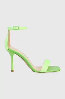 Sandały damskie - Liu Jo sandały Camelia Leonie Hanne kolor zielony - grafika 1