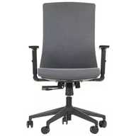 Fotele i krzesła biurowe - Stema T Nowoczesne krzesło biurowe obrotowe TONO grafit - wysuw siedziska, pianka wtryskowa T/TONO/49/1/M/0 - miniaturka - grafika 1