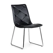 Fotele i krzesła biurowe - B2B Partner Krzesło konferencyjne ARID, czarne 901002 - miniaturka - grafika 1