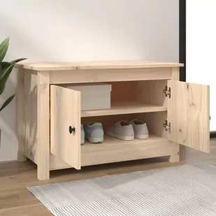 Lumarko Szafka na buty, 70x38x45,5 cm, lite drewno sosnowe - Szafki na buty - miniaturka - grafika 4