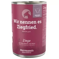 Mokra karma dla psów - Herrmann's Selection Sensitive, 12 x 400 g - Kozina z bioburakiem czerwonym i bioprosem - miniaturka - grafika 1