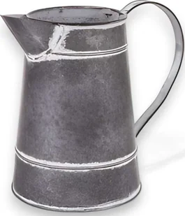 Art-Pol Metalowa Osłonka Dekoracyjna Szara 19x13,5x22cm - Donice - miniaturka - grafika 1