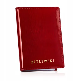 Betlewski poręczne małe skórzane etui na karty dokumenty męskie damskie - Etui na dokumenty i karty - miniaturka - grafika 1