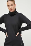 Bielizna sportowa damska - Burton longsleeve funkcyjny Midweight kolor czarny - miniaturka - grafika 1