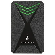 Dyski HDD - Zewnętrzny dysk twardy SureFire Gaming Bunker HDD USB 3.2 Gen 1 2TB (53682) Czarny - miniaturka - grafika 1