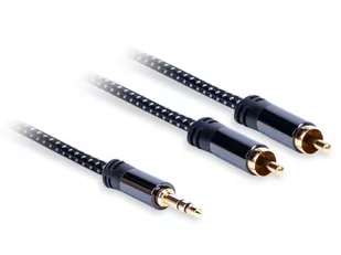 3M Kabel AQ Jack 3.5mm RCA Cinch x2 czarny xpa42030 xpa42030 - Kable - miniaturka - grafika 1