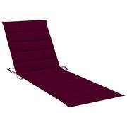 Poduszki ogrodowe - vidaXL Poduszka na leżak winna czerwień 200x60x4 cm tkanina 314212 - miniaturka - grafika 1