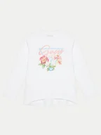 Bluzki damskie - Guess Bluzka J4YI38 K6YW4 Biały Regular Fit - miniaturka - grafika 1