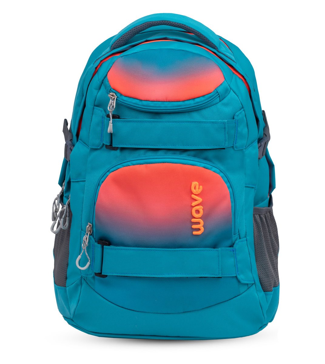 Plecak szkolny Wave Infinity Ombre Neon Orange and Bluebird