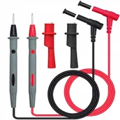 Multimetry - KABLE PRZEWODY POMIAROWE DO MIERNIKA PRĄDU MULTIMETRA KROKODYLKI ZESTAW - miniaturka - grafika 1