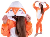 Piżamy chłopięce - Lisek Lis Piżama Kigurumi Onesie Przebranie 176 - miniaturka - grafika 1