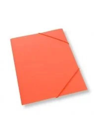 Teczka A4 z gumką plastikowa pomarańczowa - Teczki i skoroszyty - miniaturka - grafika 1