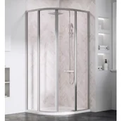 Kabiny prysznicowe - Ravak 3114O10211 Kabina prysznicowa p$596okr$597g$598a SKCP4-80 bia$599a styren Pearl 195 - miniaturka - grafika 1