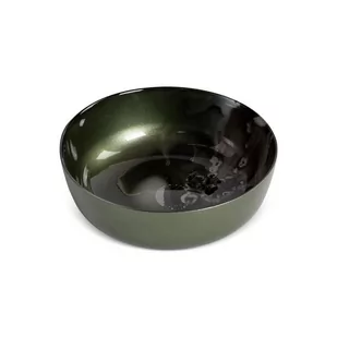 EUROFIRANY Misa ceramiczna 21 cm zielona - Figurki dekoracyjne - miniaturka - grafika 1
