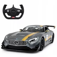 Modele zdalnie sterowane - Mercedes-AMG GT3 1:14 RTR (zasilanie na baterie AA) - Szary - miniaturka - grafika 1