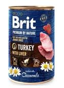 Mokra karma dla psów - BRIT PREMIUM BY NATURE TURKEY&LIVER - mokra karma dla szczeniaka - 400g - miniaturka - grafika 1