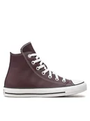 Trampki męskie - Converse Trampki Chuck Taylor All Star Faux Leather A08639C Brązowy - miniaturka - grafika 1