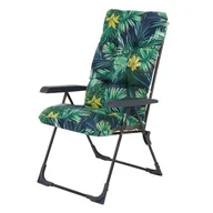 Leżaki ogrodowe - Fotel Floryda K2 w liście z podłokietnikiem - miniaturka - grafika 1