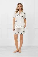 Piżamy damskie - Piżama damska krótki rękaw, krótkie spodnie Fiocca - Italian Fashion - miniaturka - grafika 1