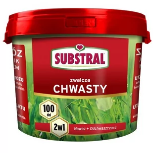 Substral 100 dni nawóz do trawnika z odchwaszczaczem 5kg - Nawozy ogrodnicze - miniaturka - grafika 1