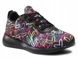 Buty damskie Skechers Bobs Squad 117092-BKMT niskie 37 - Buty sportowe damskie - miniaturka - grafika 1