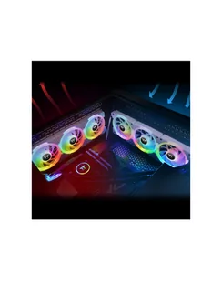 Thermaltake SWAFAN EX14 RGB PC Cooling Fan White TT Premium Edition, case fan (Kolor: BIAŁY, pack of 3, incl. controller) - Chłodzenie procesora - miniaturka - grafika 1