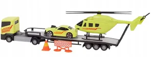 Laweta POGOTOWIE RATUNKOWE z Helikopterem MEGA TRANSPORTER - Samoloty i helikoptery - miniaturka - grafika 1