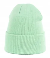 Czapki damskie - Czapka Zimowa Damska Męska Beanie Podwijana Uniwersalna Casualowa Jesienna - miniaturka - grafika 1