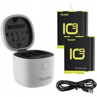 Baterie i akcesoria - Ładowarka Usb 2X Bateria Do Gopro Hero 10 Black / 9 Black / Gp-Btr-905-Gy-B - miniaturka - grafika 1