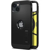 Etui i futerały do telefonów - Etui SPIGEN Tough Armor Mag do Apple iPhone 14 Czarny - miniaturka - grafika 1