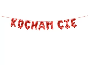 Balon foliowy Kocham Cię 285x40cm czerwony - PartyDeco - Balony i akcesoria - miniaturka - grafika 1