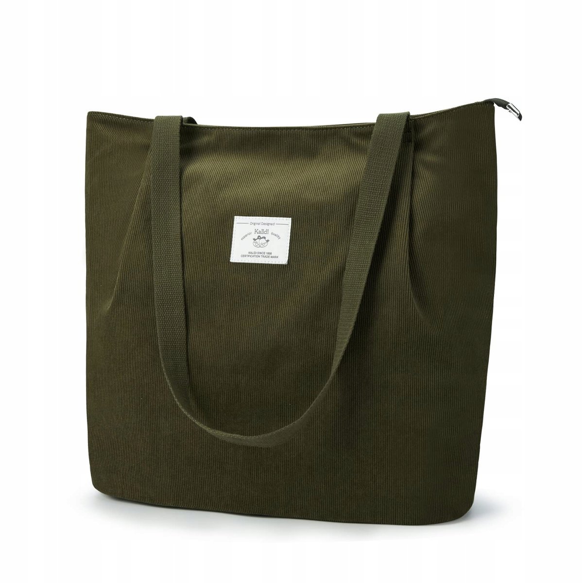 KALIDI Torba Wodoodporna Duża Shopper Dla Kobiet Zielona