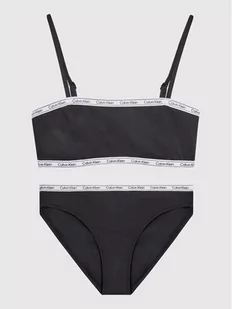 Calvin Klein Swimwear Strój kąpielowy KY0KY00016 Czarny - Stroje kąpielowe - miniaturka - grafika 1