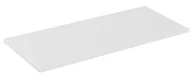 Szafki łazienkowe - Biały prostokątny blat do szafki umywalkowej 100 cm F5-F36 - miniaturka - grafika 1