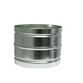 Rury i kanały wentylacyjne - EQUATION Złączka ocynkowana 130 mm - miniaturka - grafika 1