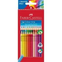 Faber-Castell Kredki ołówkowe Grip 24 kolory - Przybory szkolne - miniaturka - grafika 1