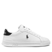 Sneakersy męskie - Sneakersy Polo Ralph Lauren Hrt Ct II 809829824005 Biały - miniaturka - grafika 1