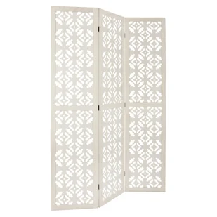 Parawan drewniany Rayan White - Parawany - miniaturka - grafika 1