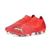 Piłka nożna - PUMA Męskie buty piłkarskie Future Z 3,4 Fg/Ag, Fiery Coral Fizzy Light Puma czarny łosoś, 46 EU - miniaturka - grafika 1