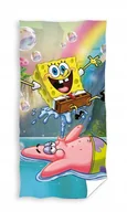 Okrycia kąpielowe dla dzieci - RĘCZNIK bawełniany SPONGEBOB 70x140 cm - miniaturka - grafika 1