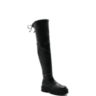 Kozaki damskie - Stuart Weitzman Skórzane muszkieterki LOWLAND - miniaturka - grafika 1