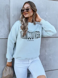Bluza damska bez kaptura VANCOUVER miętowa Dstreet BY1226-S - Bluzy damskie - miniaturka - grafika 1