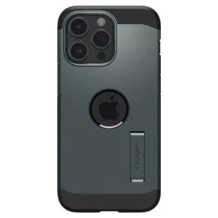 Etui Spigen Tough Armor MagSafe z podstawką na iPhone 15 Pro - zielone - Etui i futerały do telefonów - miniaturka - grafika 12