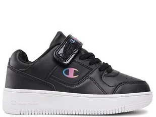 Buty dziecięce Champion S32491KK006 REBOUND LOW G PS Czarne - Buty dla dziewczynek - miniaturka - grafika 1
