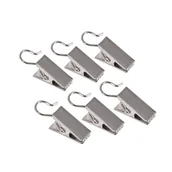 Akcesoria do wystroju okien - Żabki do kółek 16 mm stal nierdzewna 8 szt. - miniaturka - grafika 1