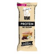 Batony proteinowe - BeRAW Baton Proteinowy - sernik waniliowy, 28% białka WPC80 40 g - miniaturka - grafika 1