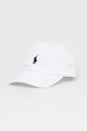 Czapki dla dzieci - Polo Ralph Lauren Czapka bawełniana 322552489001 kolor biały z aplikacją - miniaturka - grafika 1