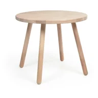 Stoliki dla dzieci - Stół dziecięcy z drewna kauczukowego Kave Home Dilcia, ø 55 cm - miniaturka - grafika 1